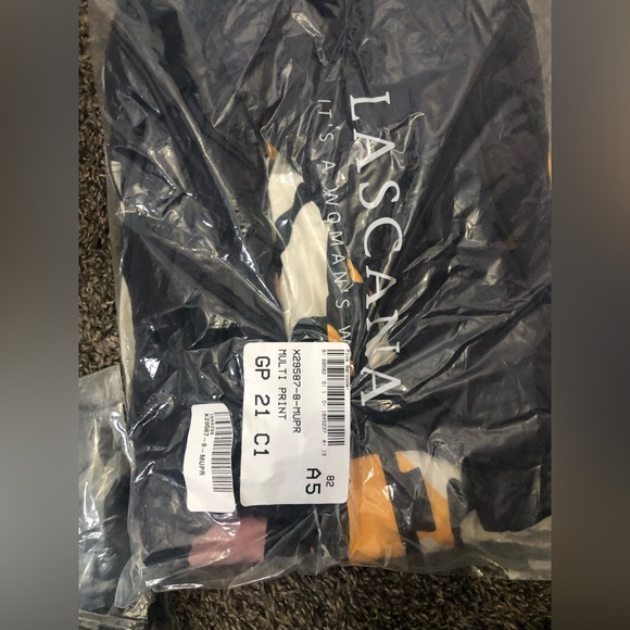 WRAP LOOK DRESS, MULTI PRINT - Picture 10 of 10